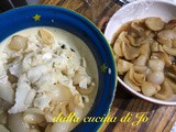 Baccalà con cipolline caramellate