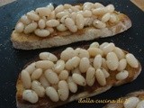 Bruschetta coi fagioli di Sorana