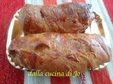 Cannoli rustici di brioche alla Nutella