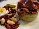 Carne salada e mashed potatoes con citronette