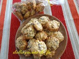 Cookies con banana, fiocchi d'avena e gocce di cioccolato