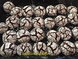 Crinkle cookies al cioccolato