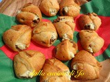 Croissant salati con arrosto avanzato