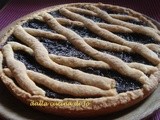 Crostata con confettura di pere e cacao