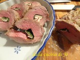 Filetto maiale al formaggio di capra e aromi