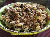 Freekeh e quinoa taboulè con primosale