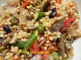 Fregola sarda con verdure grigliate