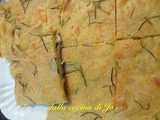 Mega galletta di patate e zucchine