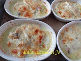 Merluzzo gratinato con mozzarella, al profumo di limone