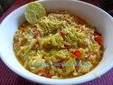 Orzo pasta e guacamole