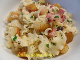 Pasta rustica con patate e pancetta