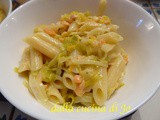 Pennette con salmone e zeste di agrumi