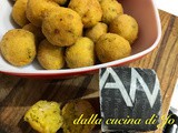 Piccole polpette di risotto al provolone di Amatrice