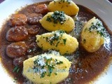 Quenelle di semolino con sugo di brasato