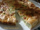 Quiche ai broccoli con cotto e formaggio