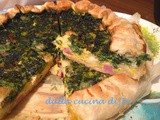 Quiche con brie, cotto ed erbette