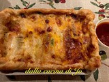 Quiche di porri di Cervere, zola e prosciutto cotto