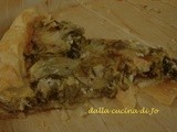 Quiche mele, scarola e zola