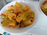 Rigatoni con fave e gallinella