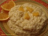 Risotto al succo d'arancia