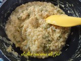 Risotto carbonaro con piselli