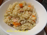 Risotto col soffritto e tonno