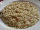 Risotto con crema di carciofi