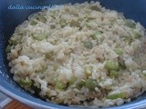 Risotto con olive e sedano