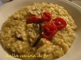 Risotto con pesto e frutti di mare