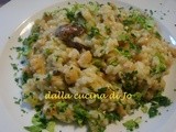 Risotto con vongole e ceci