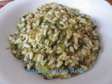 Risotto 'strascinato' con cime di rapa e sardine portoghesi