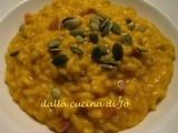 Risotto zucca/zola