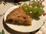 Rovesciata all'uva in padella