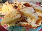 Sandwich di panettone con crema di mascarpone e ricotta