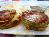 Sandwich di zucchine tonde, stile parmigiana