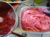 Sorbetto ai frutti rossi e banane