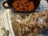 Tagliatelle di castagne al ragù di maiale