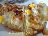 Tatin di patate e cipolle caramellate