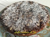 Torta con panettone e cioccolato, in padella