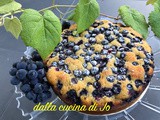 Torta con uva fragola