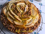 Torta di mele con le noci