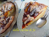 Torta di pesche profumata alla vaniglia e cannella