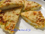 Torta salata ai fiori di zucca, senza glutine