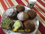 Tortine con sciroppo di menta e gocce di cioccolato