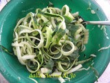 Zucchini's noodles