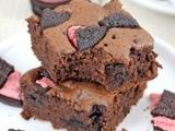 Berry Burst Ice Cream Oreo Brownies