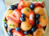 Berry Cantaloupe Salad