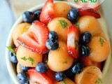 Berry Cantaloupe Salad