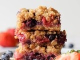 Berry Medley Oatmeal Crumb Bars