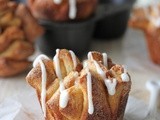 Brown Butter Cinnamon Sugar Pull Apart Bread with Butter Rum Glaze